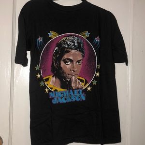 Michael Jackson vintage off center tee